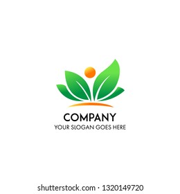 Nature Leaf Logo Template