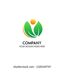 Nature Leaf Logo Template