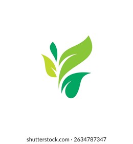Nature Leaf Logo Vector Illustration. Leaves Icon Design