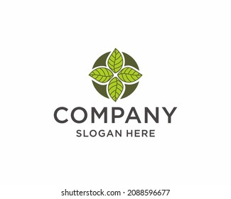 Nature leaf logo vector, plan vector, eco vector, tree logo
