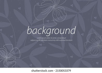  nature leaf pattern abstract purple background art design composition illustration vector