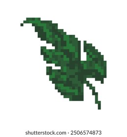 nature leaf plant pixel art