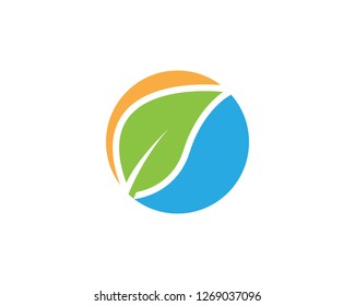 Nature leaf plant vector illustration