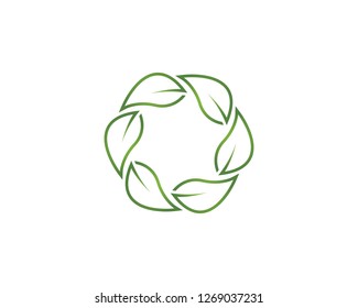 Nature leaf plant vector illustration