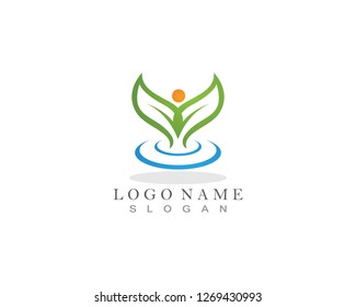 Nature leaf plant vector illustration