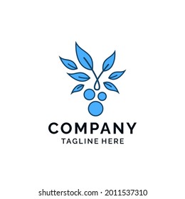 Naturaleza, hoja, ciencia diseño de logotipo limpio moderno