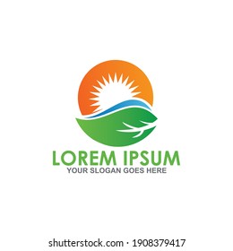 nature leaf vector , agriculture logo