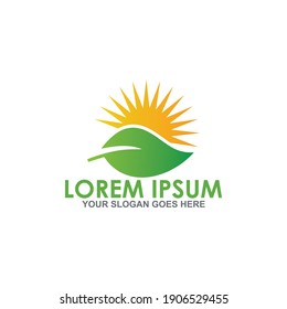 nature leaf vector , farm logo