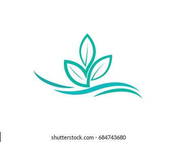 Nature leaf vector icon