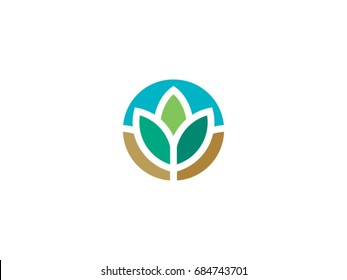 Nature leaf vector icon