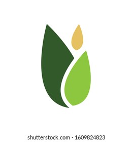 Nature Leaf vector icon design