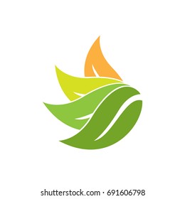 nature leaf vector logo