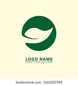 icono del logotipo del vector de hoja de naturaleza. estilo de ilustración simple, excelente para hojas, verde, negocios, etc.