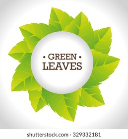  nature and leaves design, vector illustration graphic design.