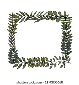 nature leaves frame