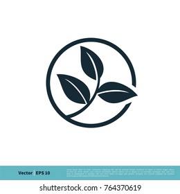 Nature Leaves Icon Vector Logo Template Illustration Design. Vector EPS 10.