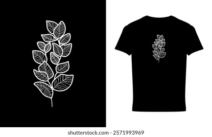 Nature Leaves Line art T-shirt Design, Set Of Leaves And Tree Branch In Line Art Style,
Hand-drawn autumn leaves outline from different trees, oak, maple, chestnut. Leaf line art collection for color