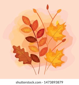 nature leaves and rustic branches plants