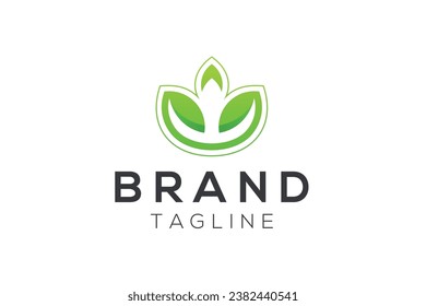 nature leaves vector template logo design