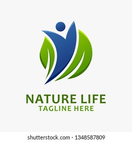 Nature life logo design