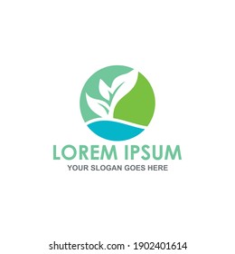 nature life logo vector image