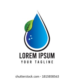 Plantilla vectorial de icono del logotipo de la línea de la naturaleza