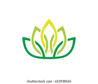 Nature Link Logo Template Design Vector, Emblem, Design Concept, Creative Symbol, Icon