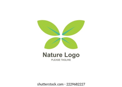 Nature Logo Based Abstract From Creative Geometric 