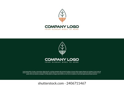 nature logo design. creative nature company logo design.