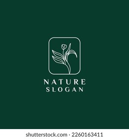 Icono de diseño del logotipo de la naturaleza