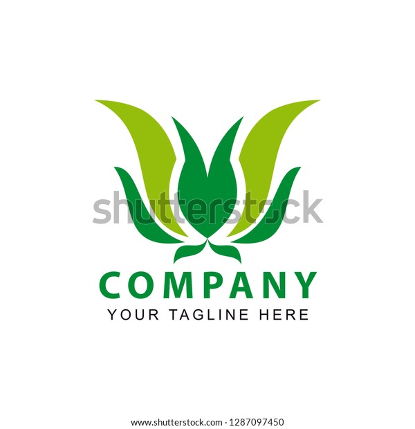 Nature Logo Design Inspiration Stock Vector Royalty Free 1287097450