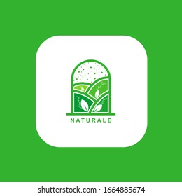 Nature Logo Design. Organic Logo. Elegant Logo. Natural Cosmetics and Organic Beauty Logo