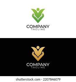 nature logo design and premium vector templates