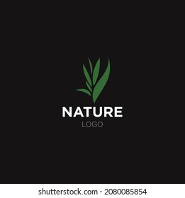 Nature logo design is simple and elegant.