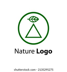 Diseño del logo de la naturaleza. diseño de plantilla de logotipo