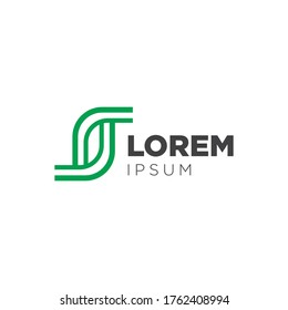 nature logo design template for botanical agriculture company business