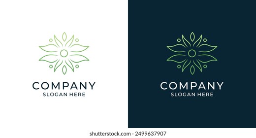 Diseño de logotipo de Naturaleza con concepto único Premium
