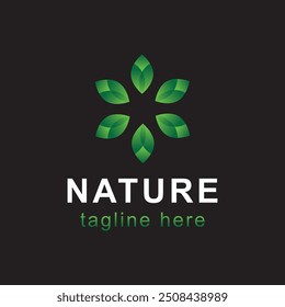 Natur Logo Design. Natur Vektor Logo Design.