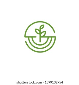 nature logo design vector template sign icon