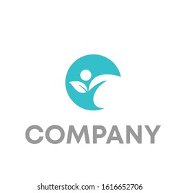 nature logo design vector template sign