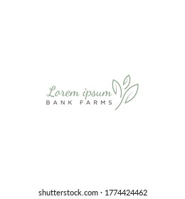Nature logo design vector template