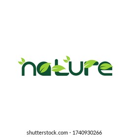nature logo designs. organic product, nature leaf logo icon vector template