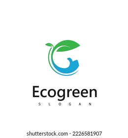 nature logo ecogreen eco design