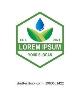nature logo , farm logo vector