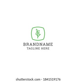 Nature logo icon design template vector