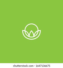 Nature logo Icon template design in Vector illustration .