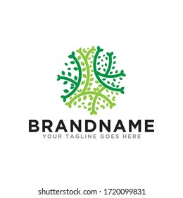 Nature logo icon vector. Natural simple logo illustration. Modern design nature on white background.