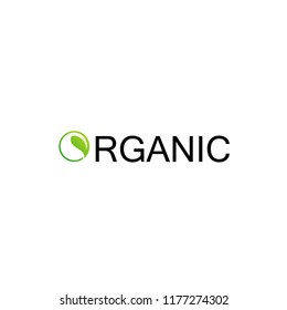 Nature Logo With Leaf Symbol