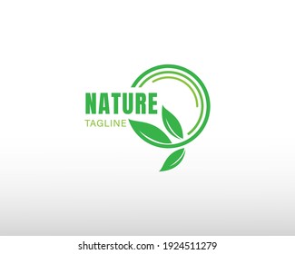 Nature Logo Leave Logo Care Nature Logo Design