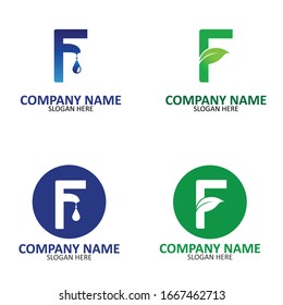 Nature Logo With Letter F